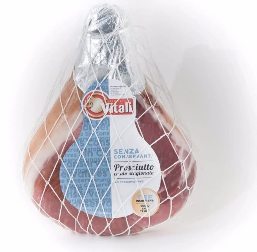 Prosciutto crudo Vitali - ολόκληρος- intero - €12,90 to kg- 7,5kg -