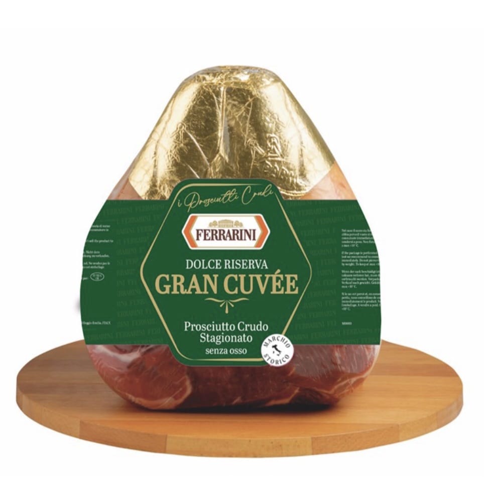 Prosciutto crudo Ferrarini - €18,90 to kg - ολόκληρος - intero - 5,5kg