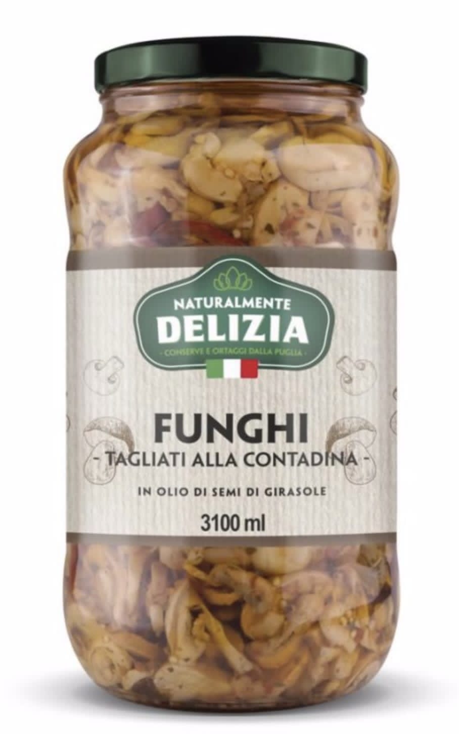 DELIZIA FUNGHI ALLA CONTADINA - μανιτάρια