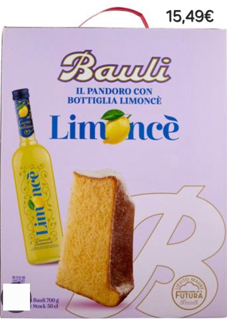 Pandoro Bauli + bottle Limoncè